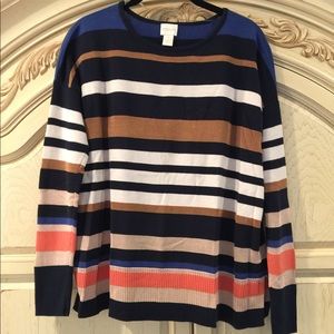 Chico’s Striped Sweater